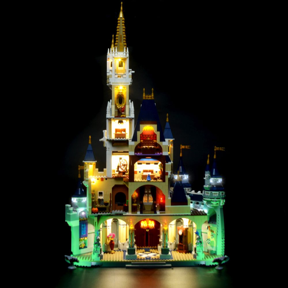 DHL LED USB Licht-Set für Lego 71040 Disney Schloss Beleuchtung Lichtset 