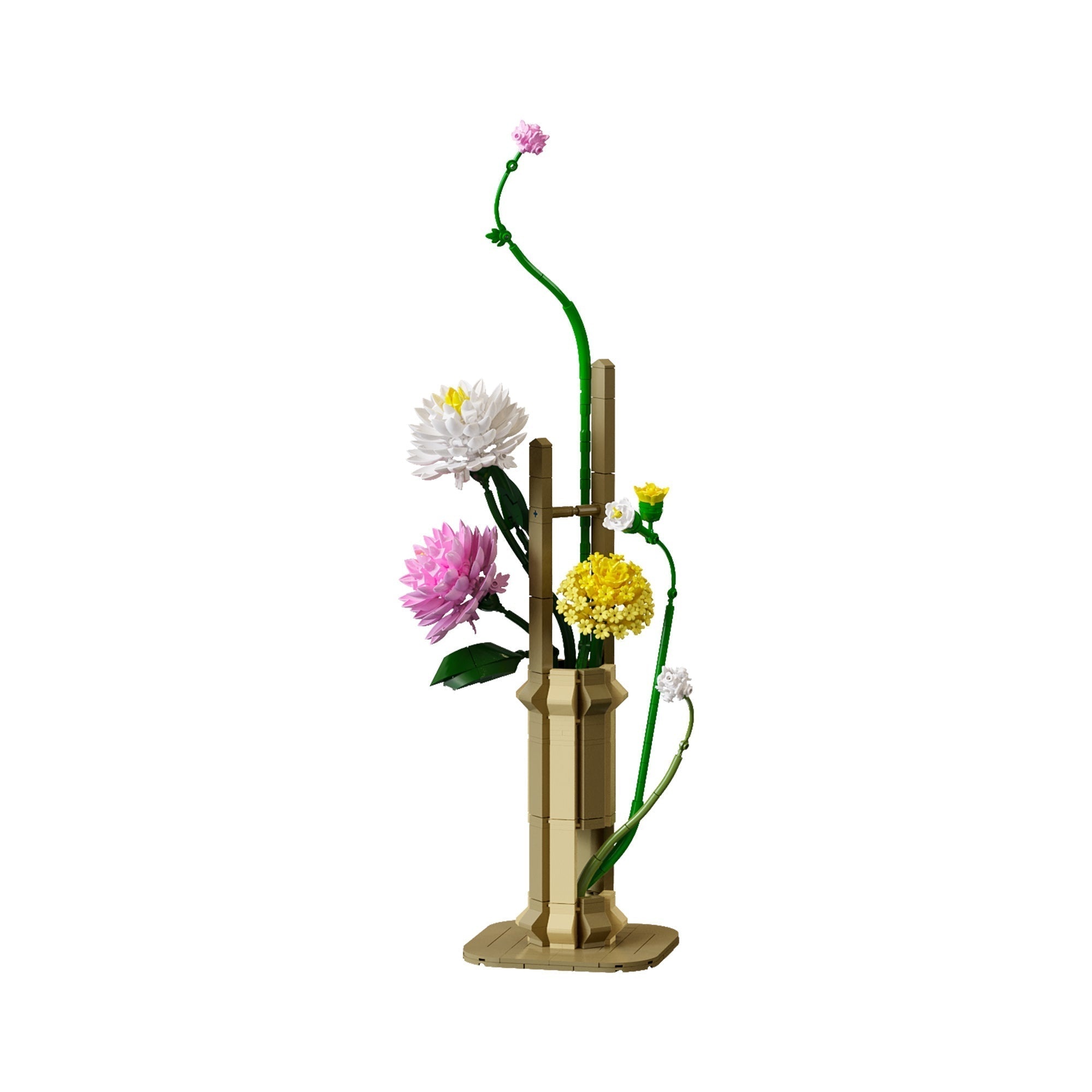 CaDA C59023W ARTIZAN Spring Frühlingsblumen mit Vase