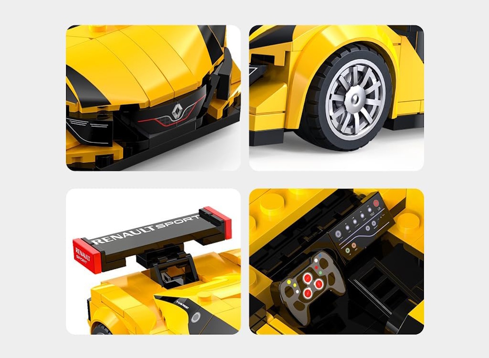 Das Modellauto ist detailgetreu gestaltet. Es überzeugt mit zahlreichen Originalmerkmalen und spiegelt so die authentische Form und das aggressive Renn-Design des Originals wider.  