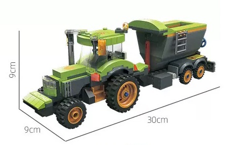 Die Maße des Modells: 30cm x 9cm x 9cm.