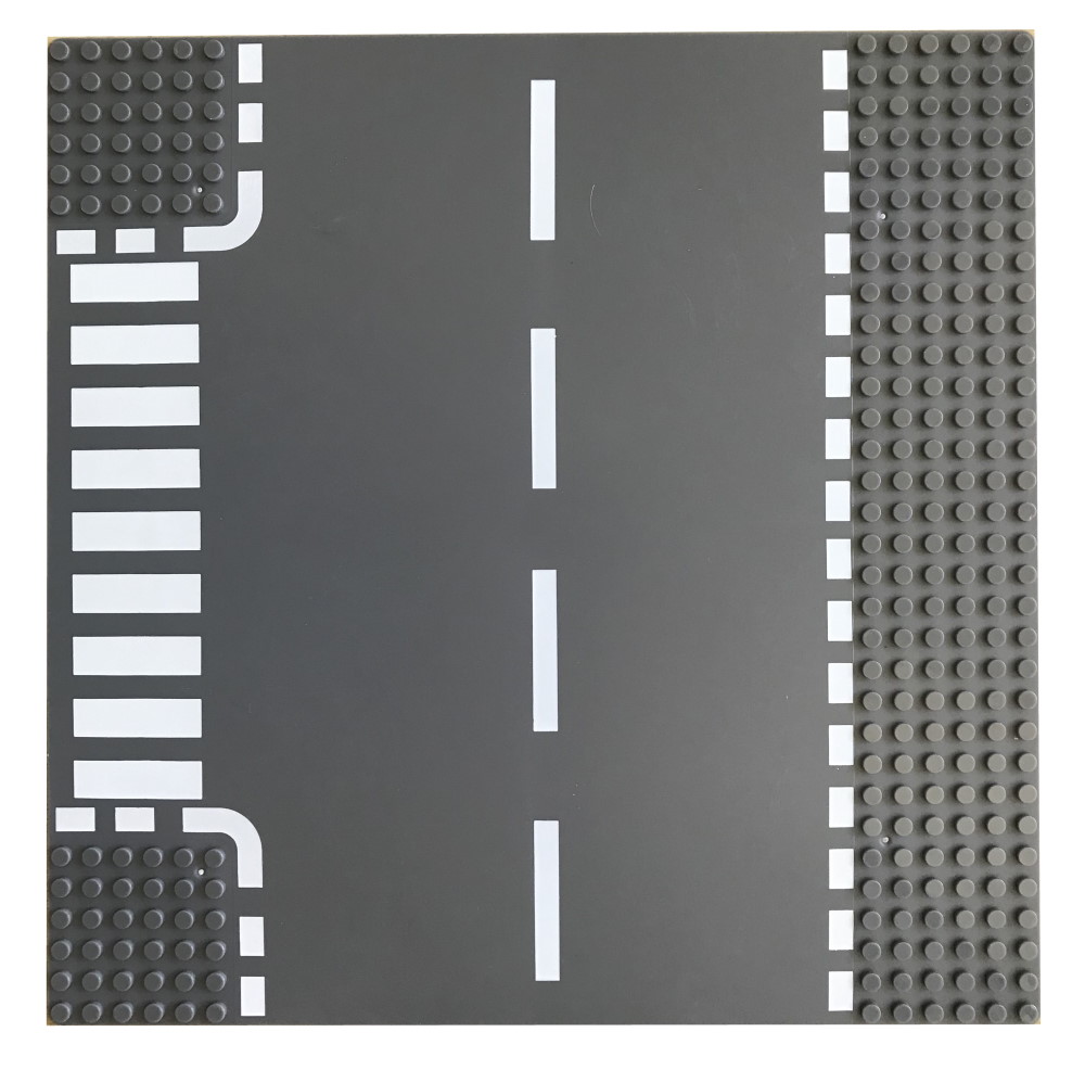 Wange 32x32 Straßenplatte Kreuzung 25x25cm Klemmbausteine Kompatibel Neu& OVP 