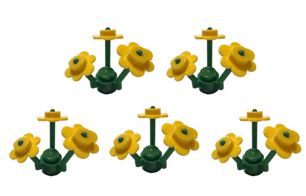 5 Blumen als Bundle bei Bestellmenge 1x.