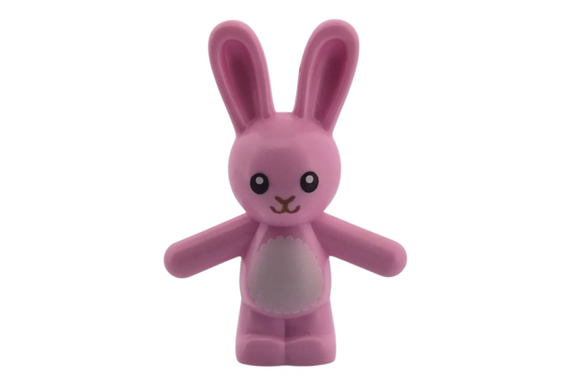 Klemos KL-40151 Klemmbaustein Hase rosa