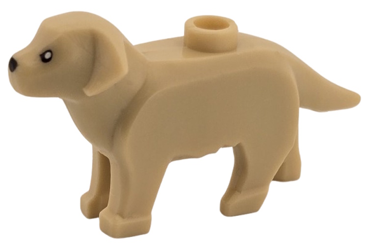 Klemos KL-40153 Klemmbaustein Hundewelpe beige