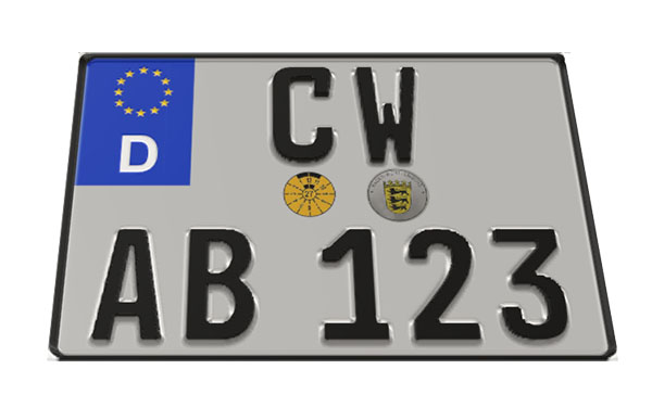 Fliese eingebaut in Klemmbaustein-Auto