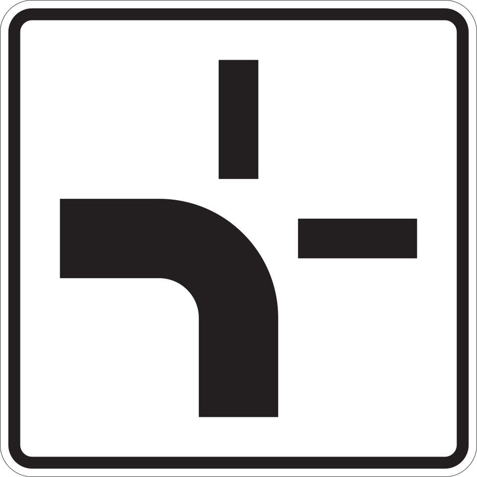 KL-111002-10 - Verkehrszeichen Verlauf Vorfahrtsstraße 1002-10