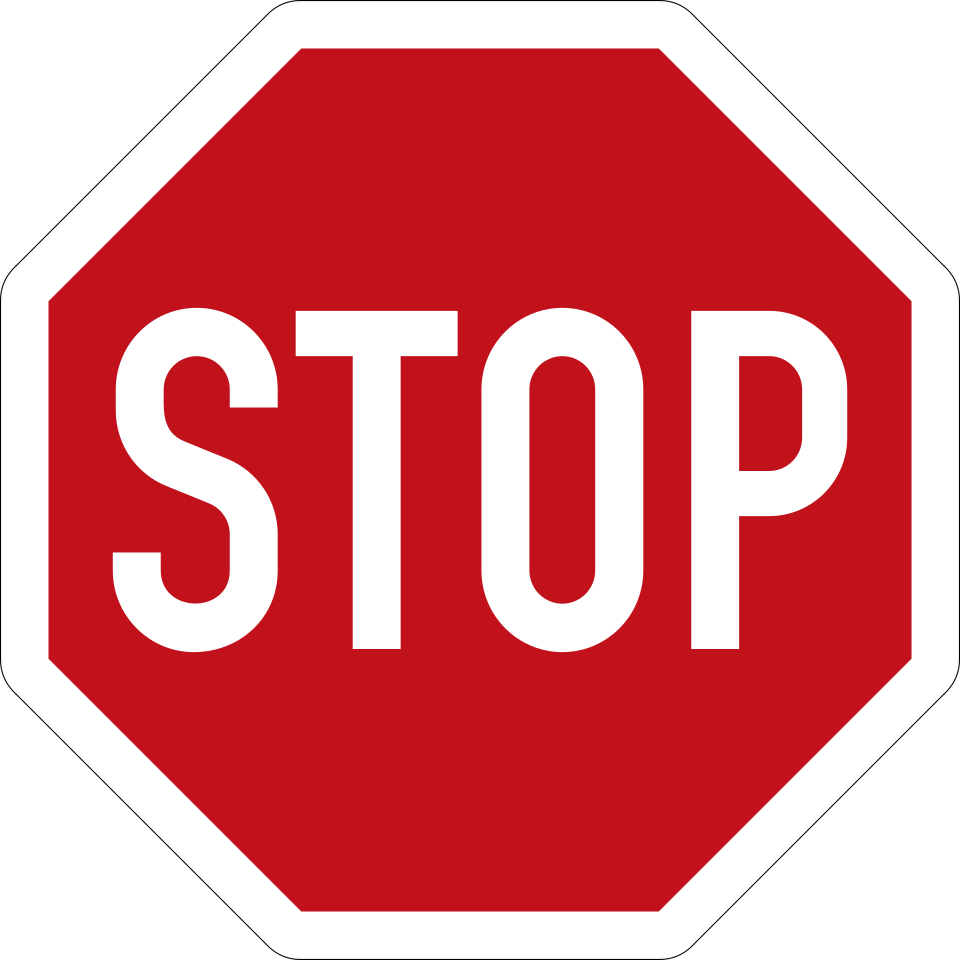KL-11206 - Verkehrszeichen Stoppschild 206
