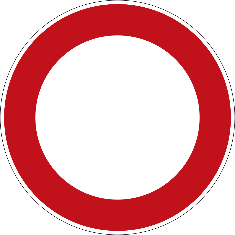 KL-11250 - Verkehrszeichen Verbot für Fahrzeuge aller Art 250