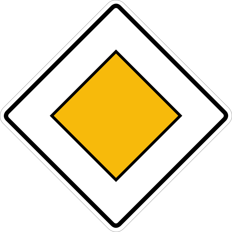 KL-11306 - Verkehrszeichen Vorfahrtsstraße 306