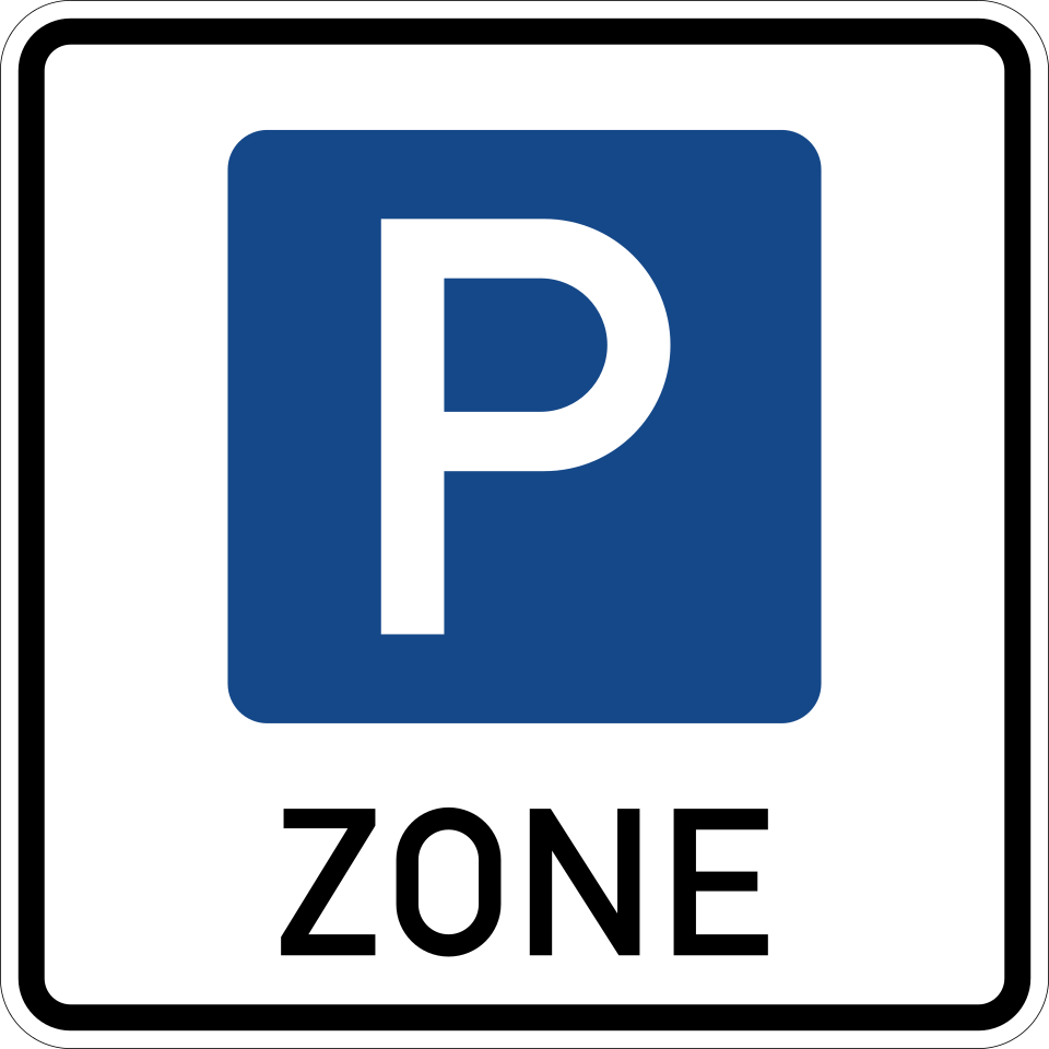 KL-11314-1 - Verkehrszeichen Parken Zone 314.1