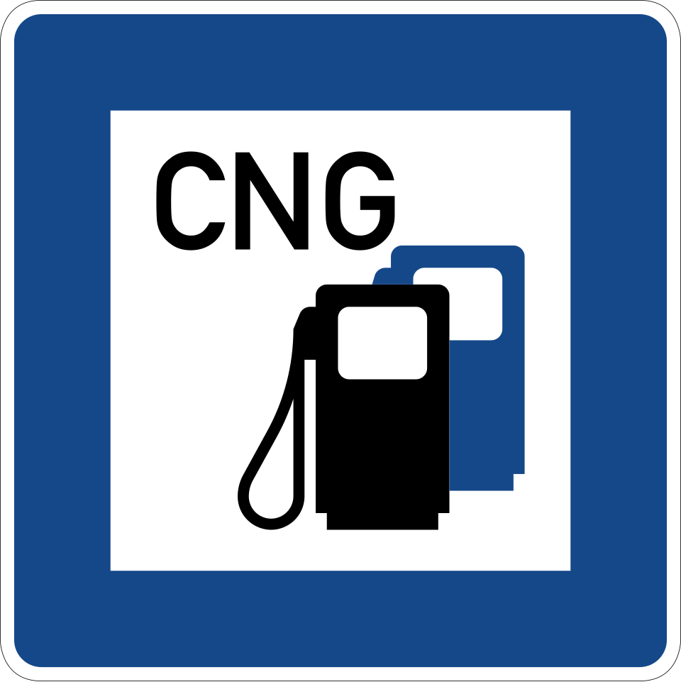 KL-11365-54 - Verkehrszeichen Tankstelle CNG 365-54