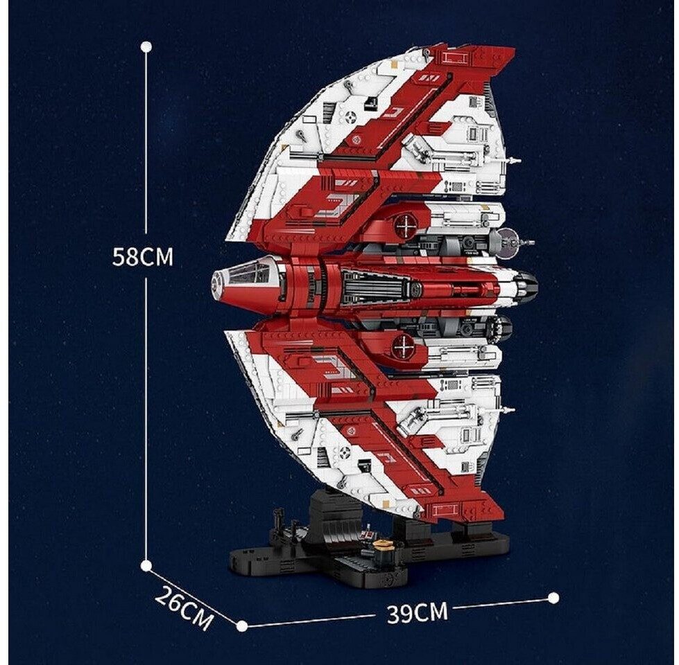 Die Maße des Modells: 39cm x 26cm x 58cm.