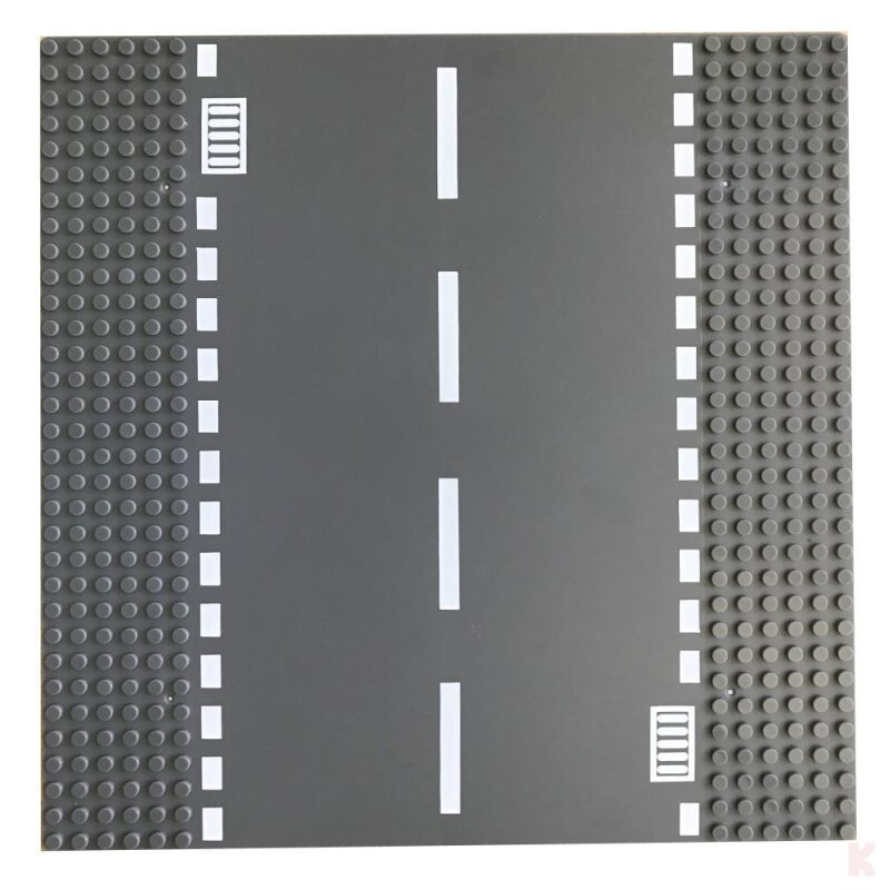 Klemos KL-20001 Klemmbaustein Grundplatte 32x32 Straße (25cmx25cm)