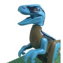 Klemos KL-40078 Klemmbaustein Dinosaurier Raptor groß mit Sound