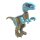 Klemos KL-40078 Dinosaurier Raptor groß mit Sound Klemmbaustein