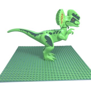 Klemos KL-40079 Klemmbaustein Dinosaurier Dilophosaurus gro&szlig; mit Sound