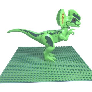 Klemos KL-40079 Klemmbaustein Dinosaurier Dilophosaurus gro&szlig; mit Sound