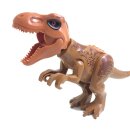 Klemos KL-40081 Klemmbaustein Dinosaurier T Rex braun groß mit Sound