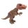 Klemos KL-40081 Dinosaurier T Rex braun groß mit Sound Klemmbaustein