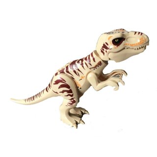Klemos KL-40082 Dinosaurier T Rex beige groß mit Sound Klemmbaustein