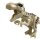 Klemos KL-40082 Klemmbaustein Dinosaurier T Rex beige groß mit Sound