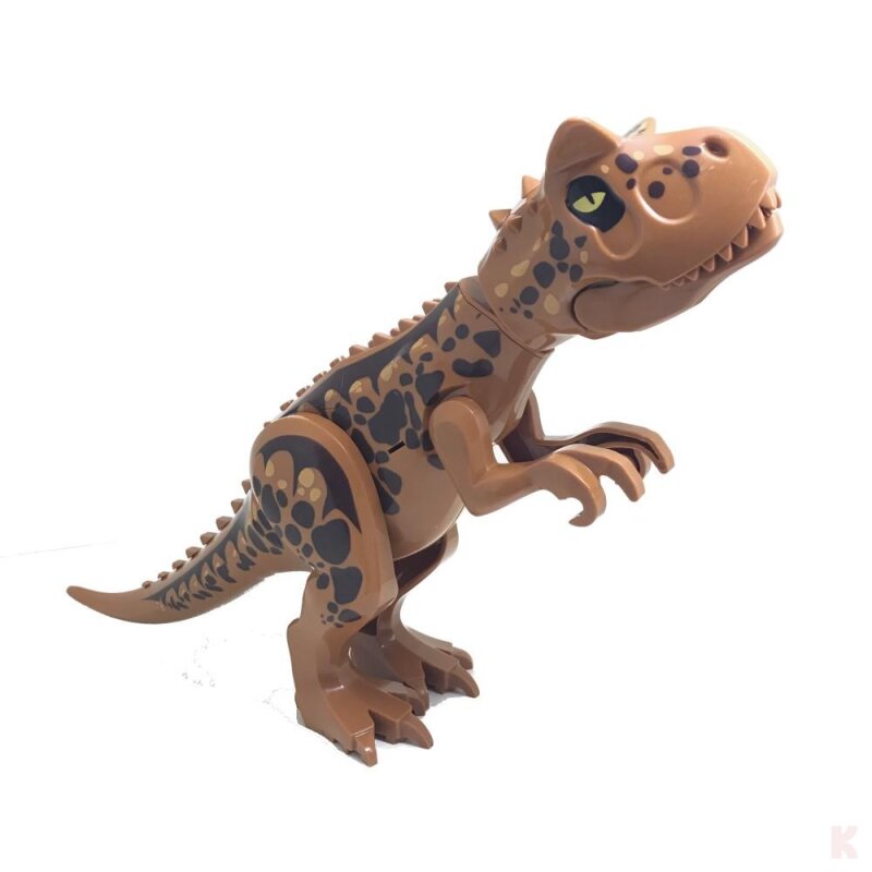 Klemos KL-40075 Dinosaurier Carnotaurus groß mit Sound  Klemmbaustein