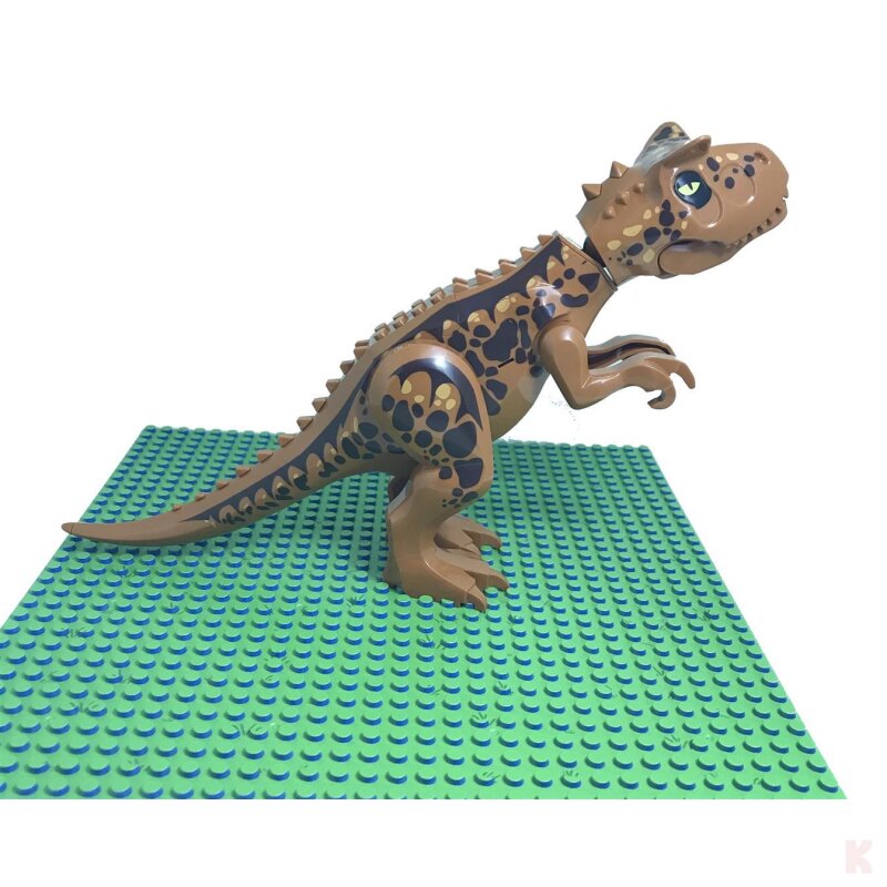Klemos KL-40075 Klemmbaustein Dinosaurier Carnotaurus groß mit Sound