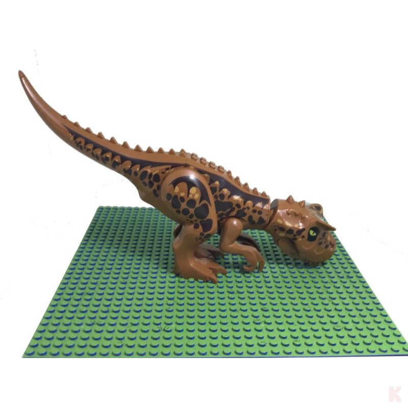 Klemos KL-40075 Klemmbaustein Dinosaurier Carnotaurus groß mit Sound