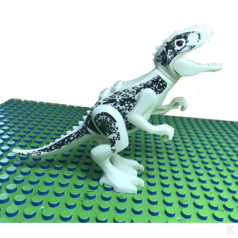 Klemos KL-40033 Klemmbaustein Dinosaurier Tyrannosaurus weiß