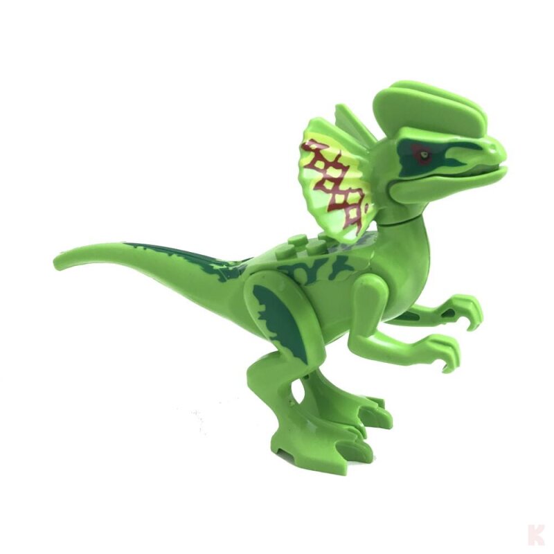 Klemos KL-40027 Dinosaurier Dilophosaurus Klemmbaustein