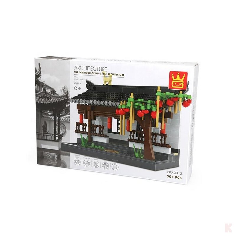 Wange 3312 Architektur Hui-Style Korridor