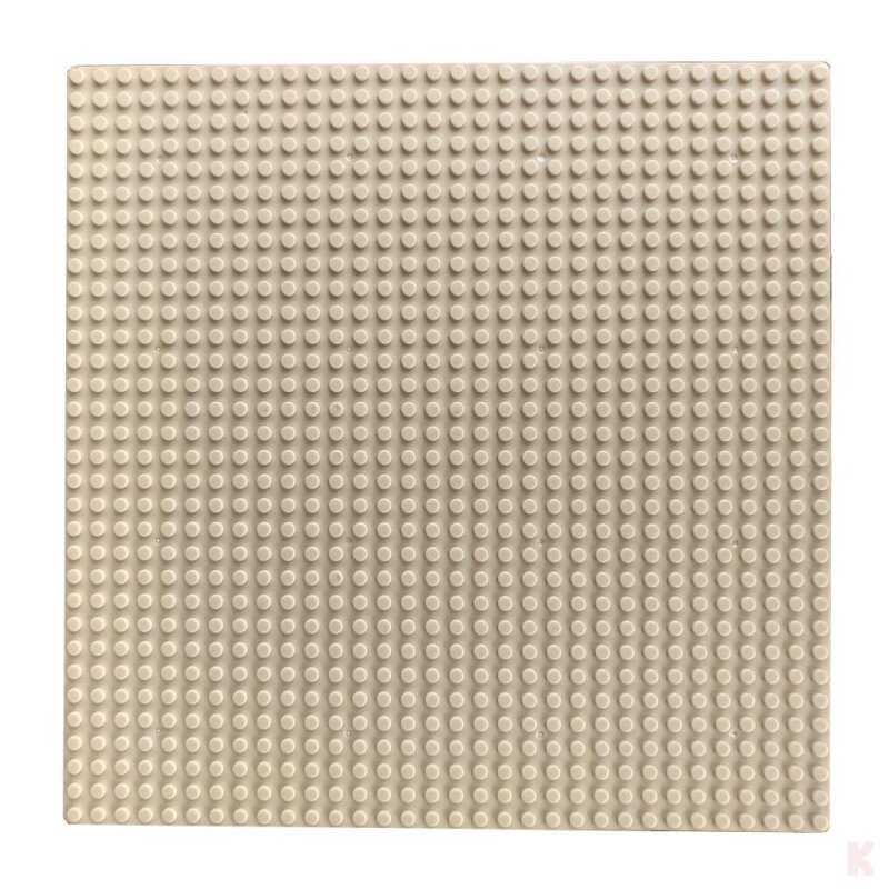 Klemos KL-20004 Grundplatte 32x32 Sand / Beige (25cmx25cm) Klemmbaustein