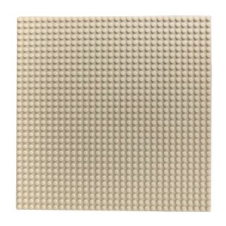 Klemos KL-20004 Grundplatte 32x32 Sand / Beige (25cmx25cm) Klemmbaustein