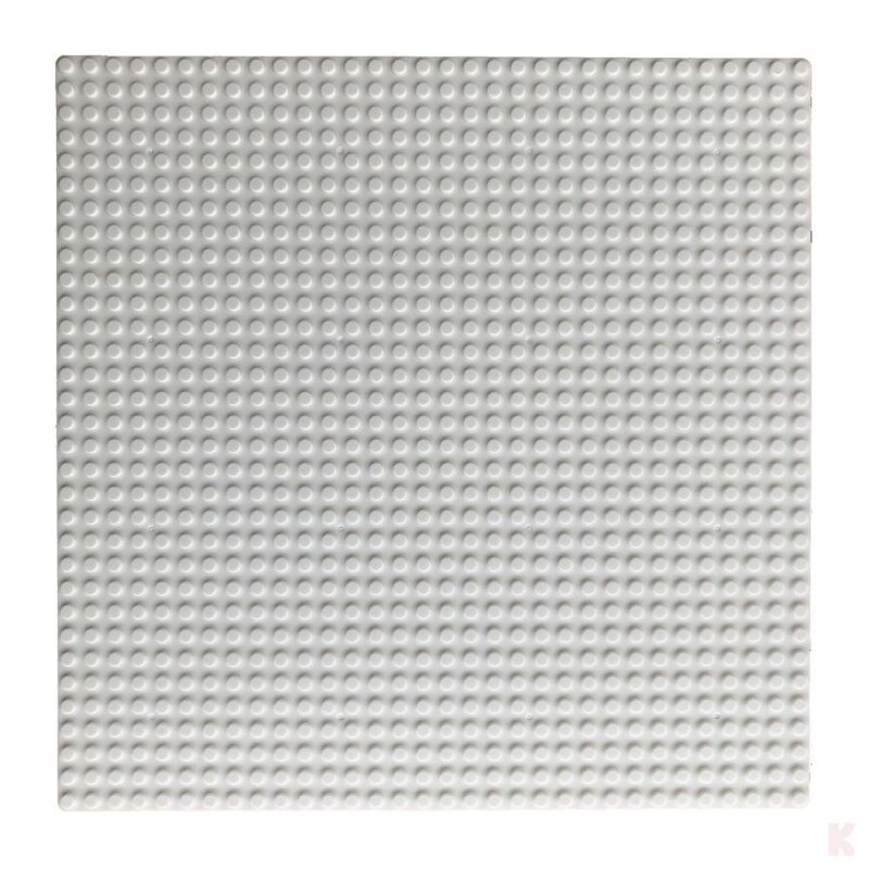 Klemos KL-20004 Grundplatte 32x32 Weiß (25cmx25cm) Klemmbaustein