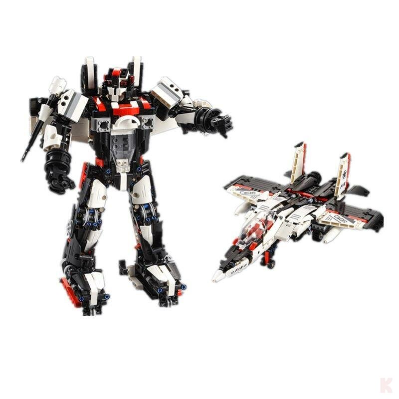 Transformers Elektro Spielzeug 2in1 Roboter & Kampfflugzeug 