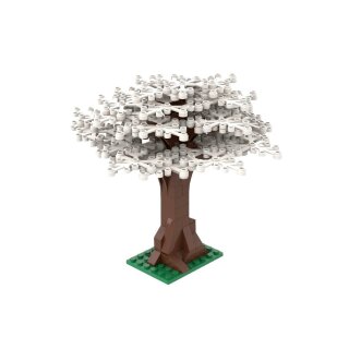 ST-99008-3 Klemmbausteine 3er Set Gro&szlig;er Baum wei&szlig;