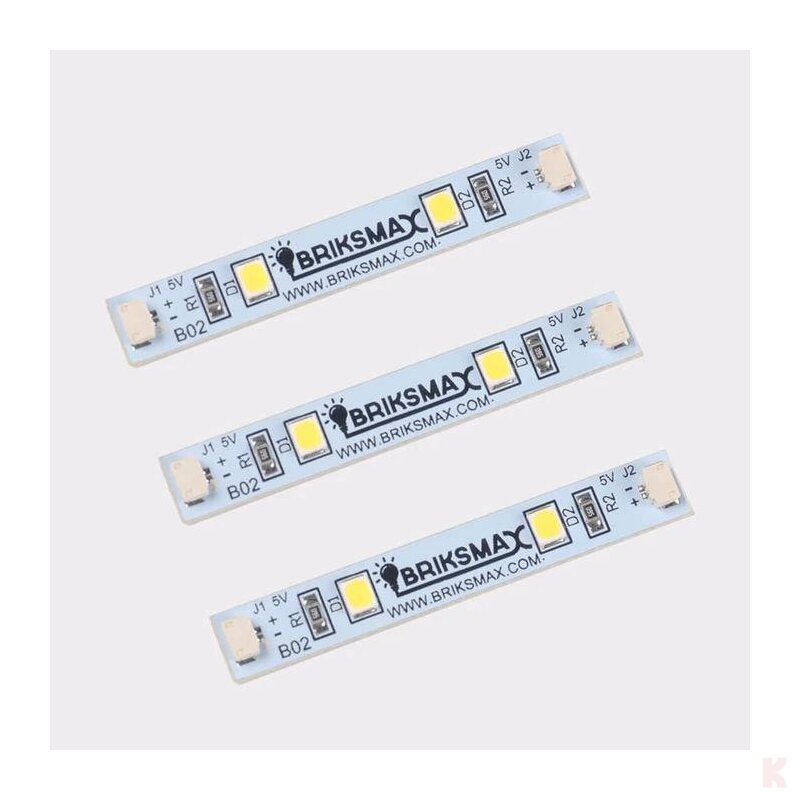 Briksmax BXB02_3 Lichtstreifen Warmweiß (3 Stück)