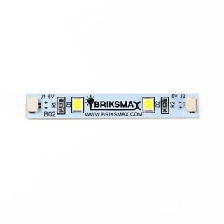 Briksmax BXB02_3 Lichtstreifen Warmwei&szlig; (3 St&uuml;ck)