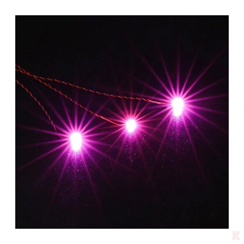 Briksmax BXA14_3 15cm Einzel LED Pink (3 Stück)
