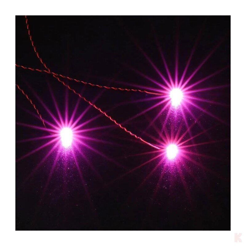 Briksmax BXA13_3 30cm Einzel LED Pink (3 Stück)
