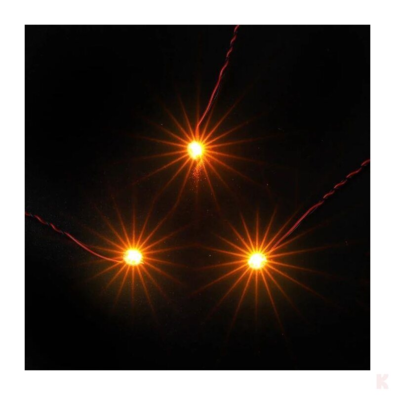 Briksmax BXA12_3 15cm Einzel LED Gelb (3 Stück)