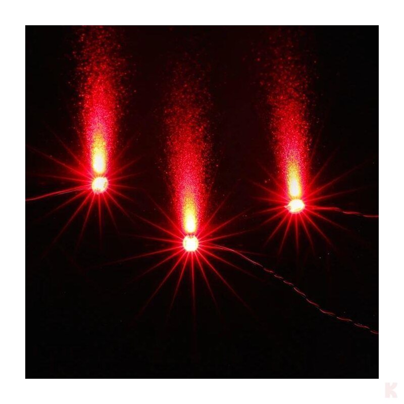 Briksmax BXA10_3 15cm Einzel LED Rot (3 Stück)