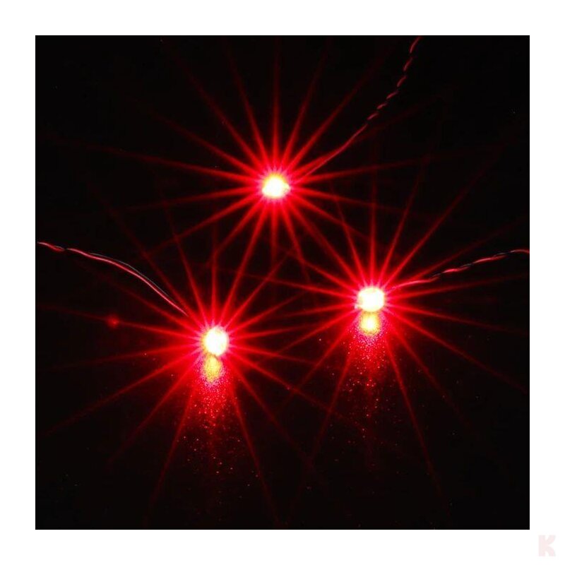 Briksmax BXA10_3 15cm Einzel LED Rot (3 Stück)