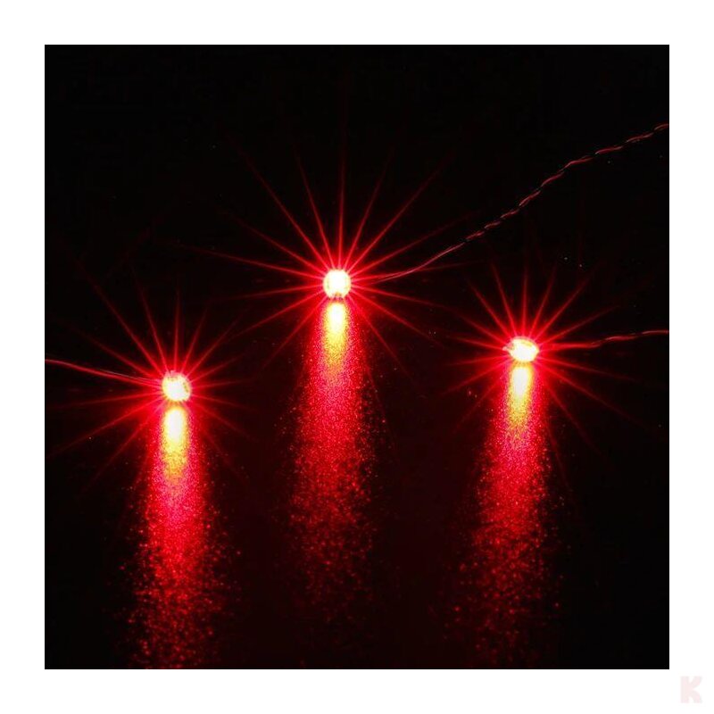Briksmax BXA10_3 15cm Einzel LED Rot (3 Stück)