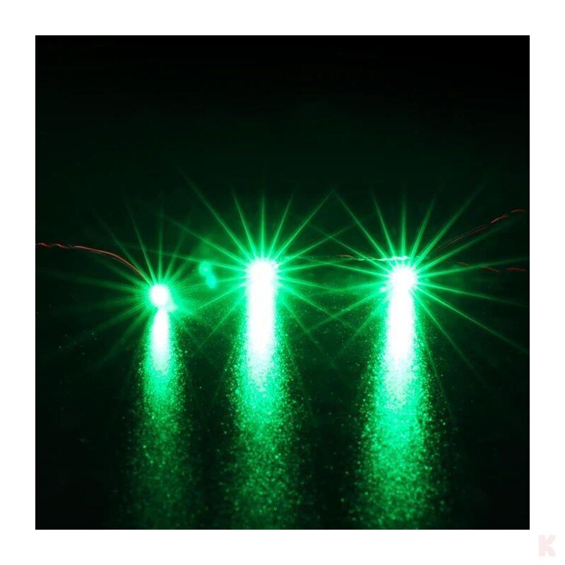 Briksmax BXA8_3 15cm Einzel LED Grün (3 Stück)