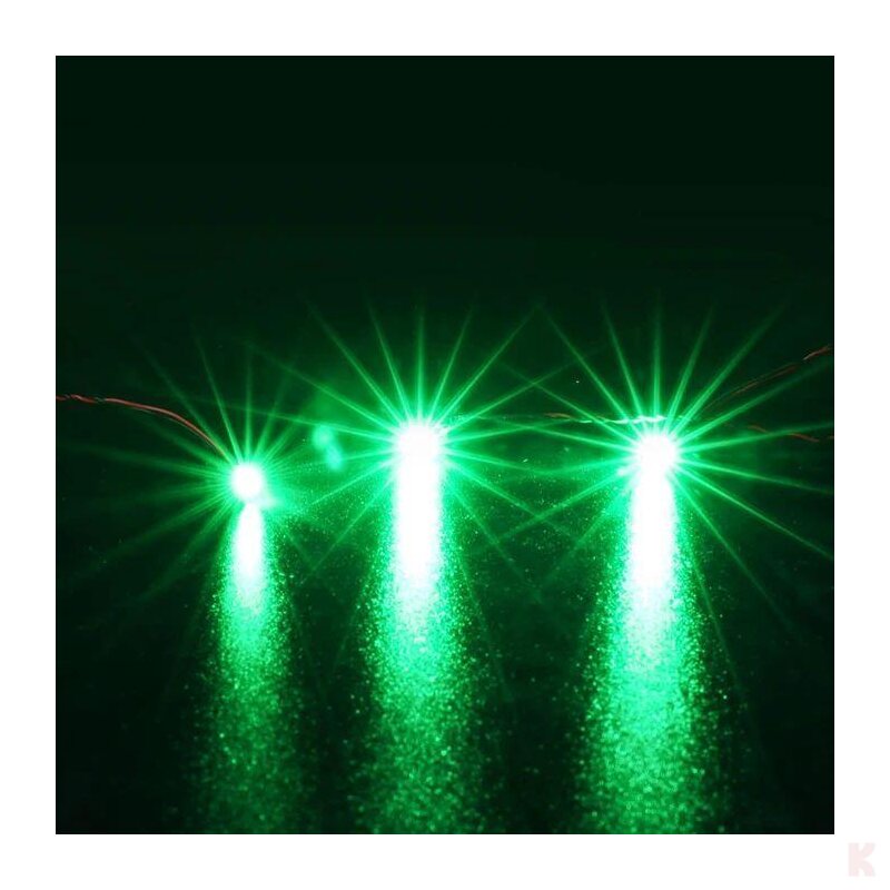 Briksmax BXA8_3 15cm Einzel LED Grün (3 Stück)