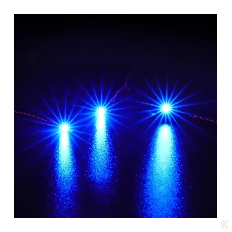 Briksmax BXA6_3 15cm Einzel LED Blau (3 Stück)