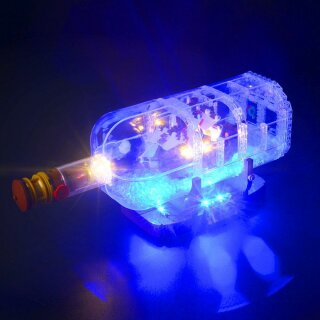 Briksmax BX004 LED Beleuchtungsset für LEGO® Schiff in der Flasche 21313 Beleuchtung