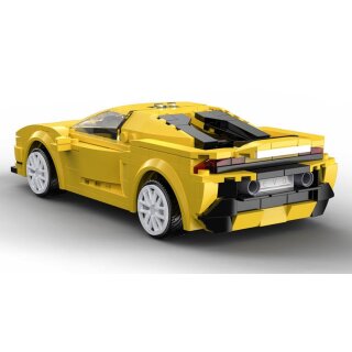 CaDA C51074W Gelber RC Sportwagen