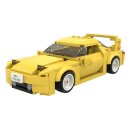 CaDA C55013 Initial-D Mazda FC3S RX-7 gelb Klemmbaustein
